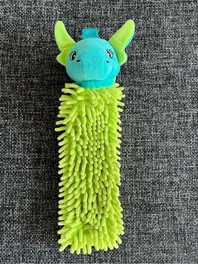 Norwex Kids Green Dragon Pet to Dry Hand Towel